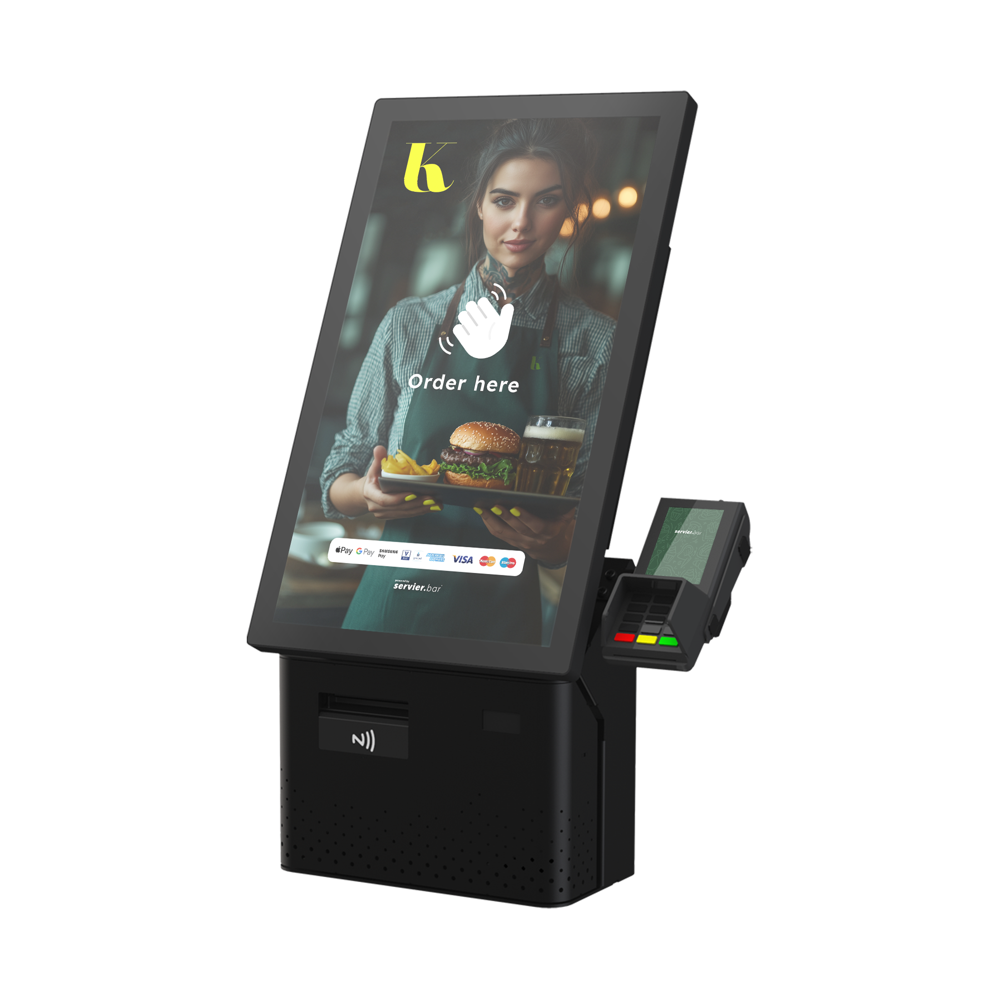 self order terminal kiosk von servier.bar